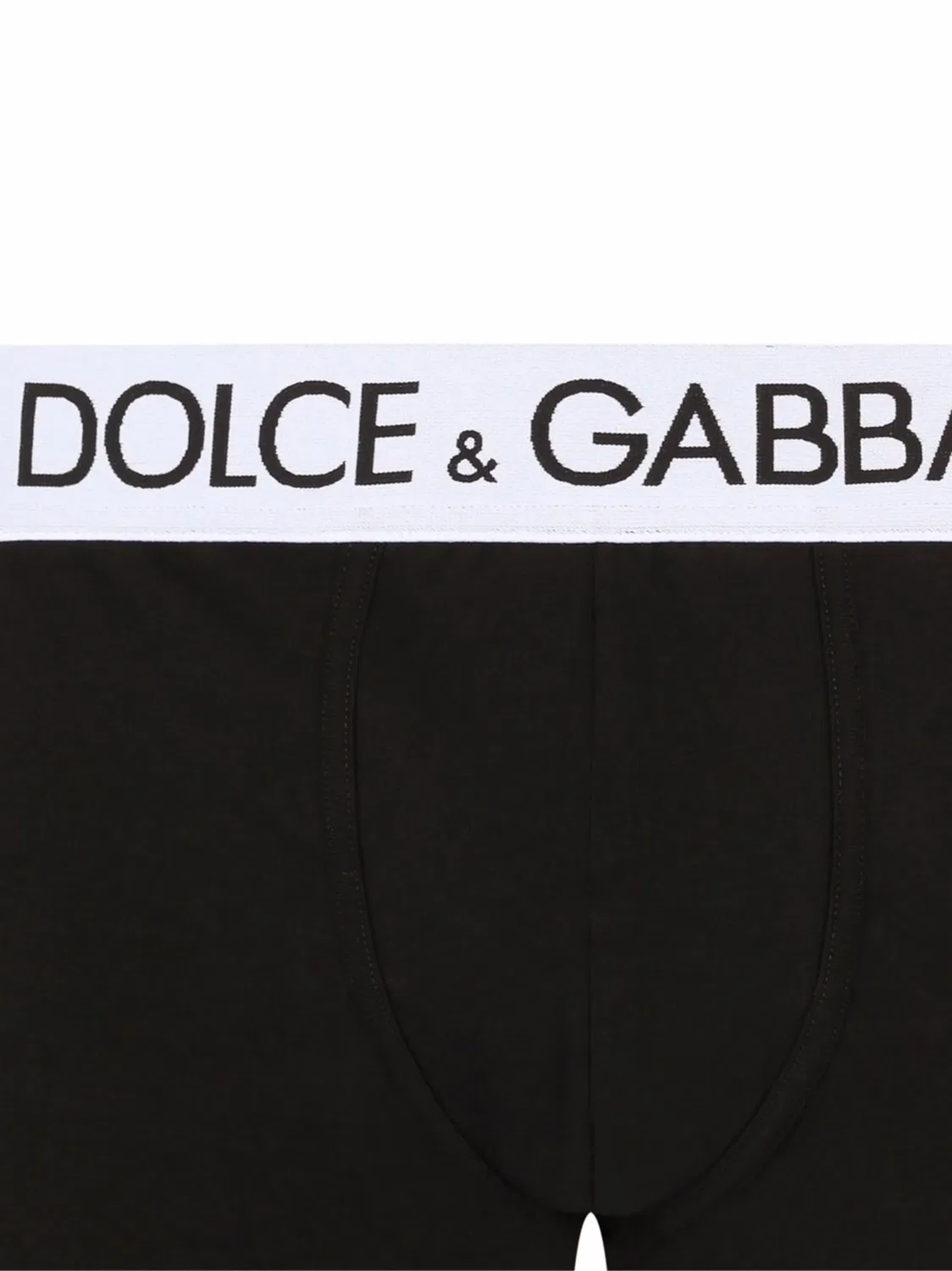 Dolce & Gabbana Трусы-боксеры с логотипом, черные — фото 3