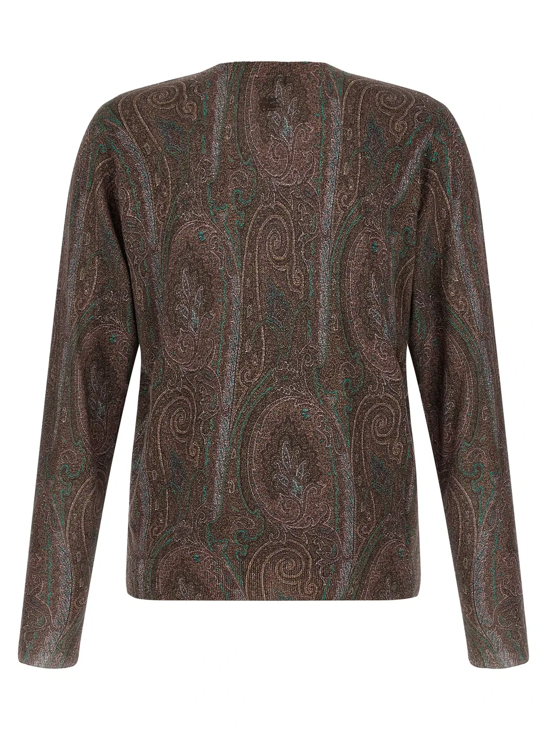 Свитер с узором пейсли ETRO, бордовый — фото 2