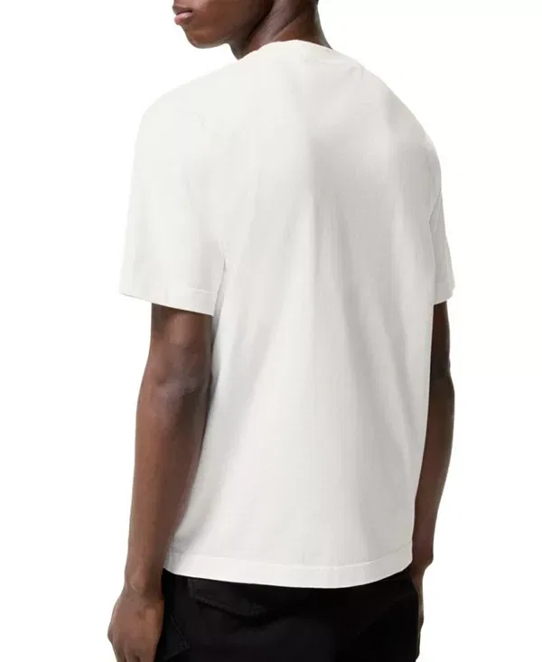 Мужская футболка с принтом Ekd Cotton T‑Shirt Burberry, Chalk White — фото 2
