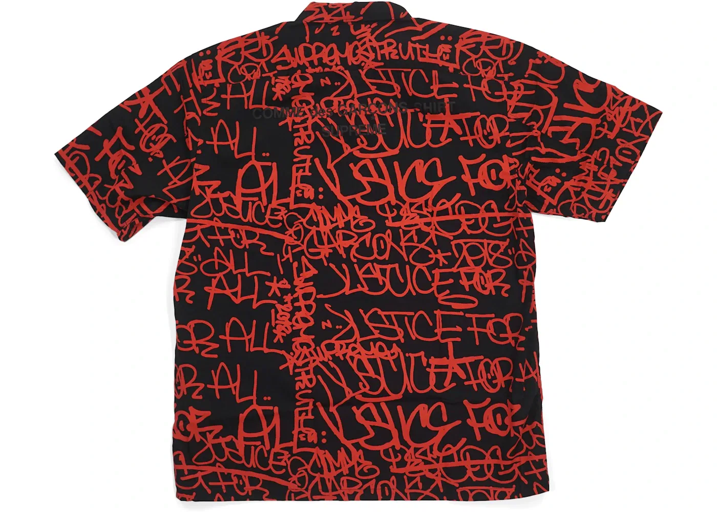Мужская футболка с принтом Supreme Comme des Garcons SHIRT, Black — фото 2