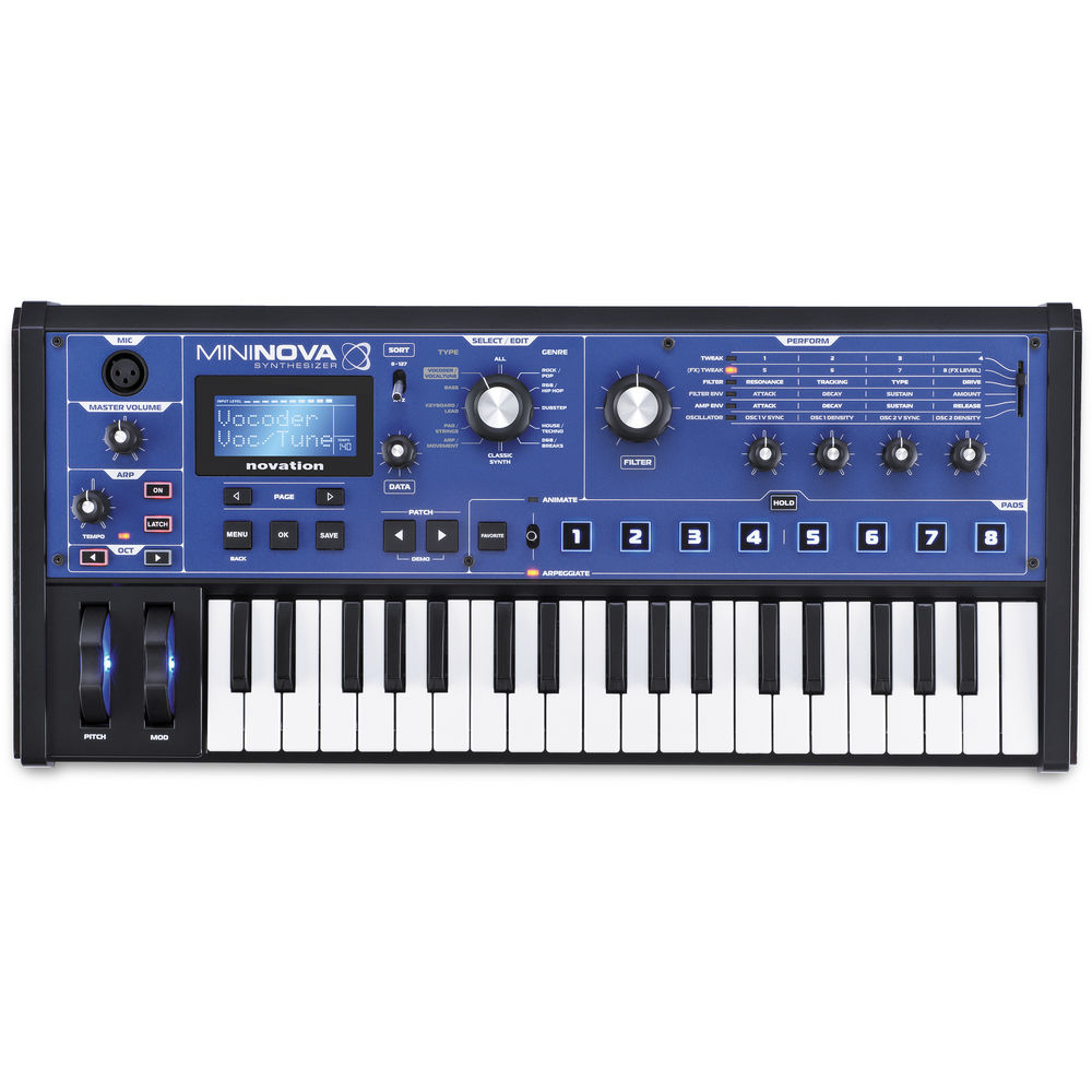 

Синтезатор Novation MiniNova 37-Mini-Key Compact Synthesizer MININOVA