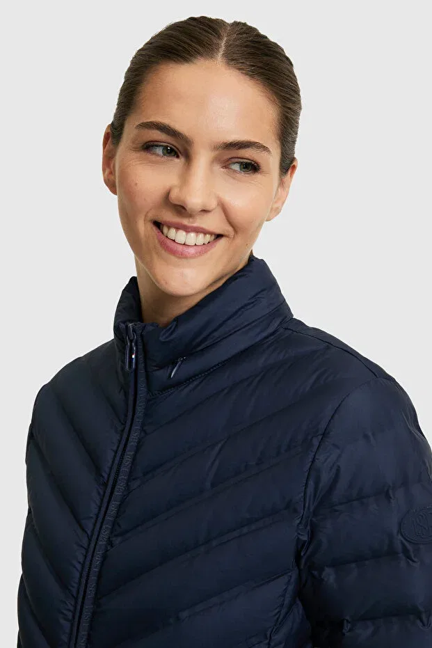 Женское пуховое пальто с длинным рукавом U.S. Polo Assn., Navy Blue — фото 2