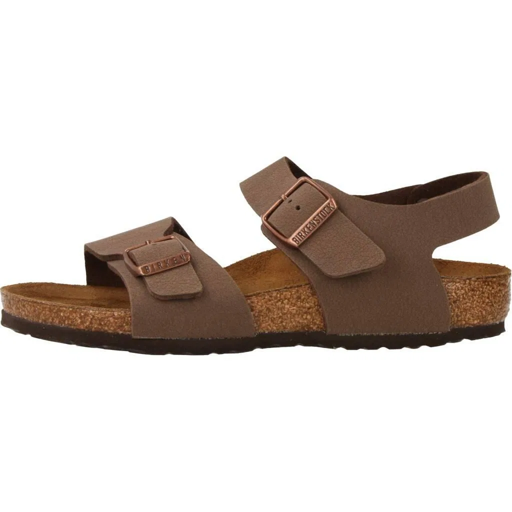 Детские сандалии с двумя ремешками New York Birkenstock, Braun — фото 2
