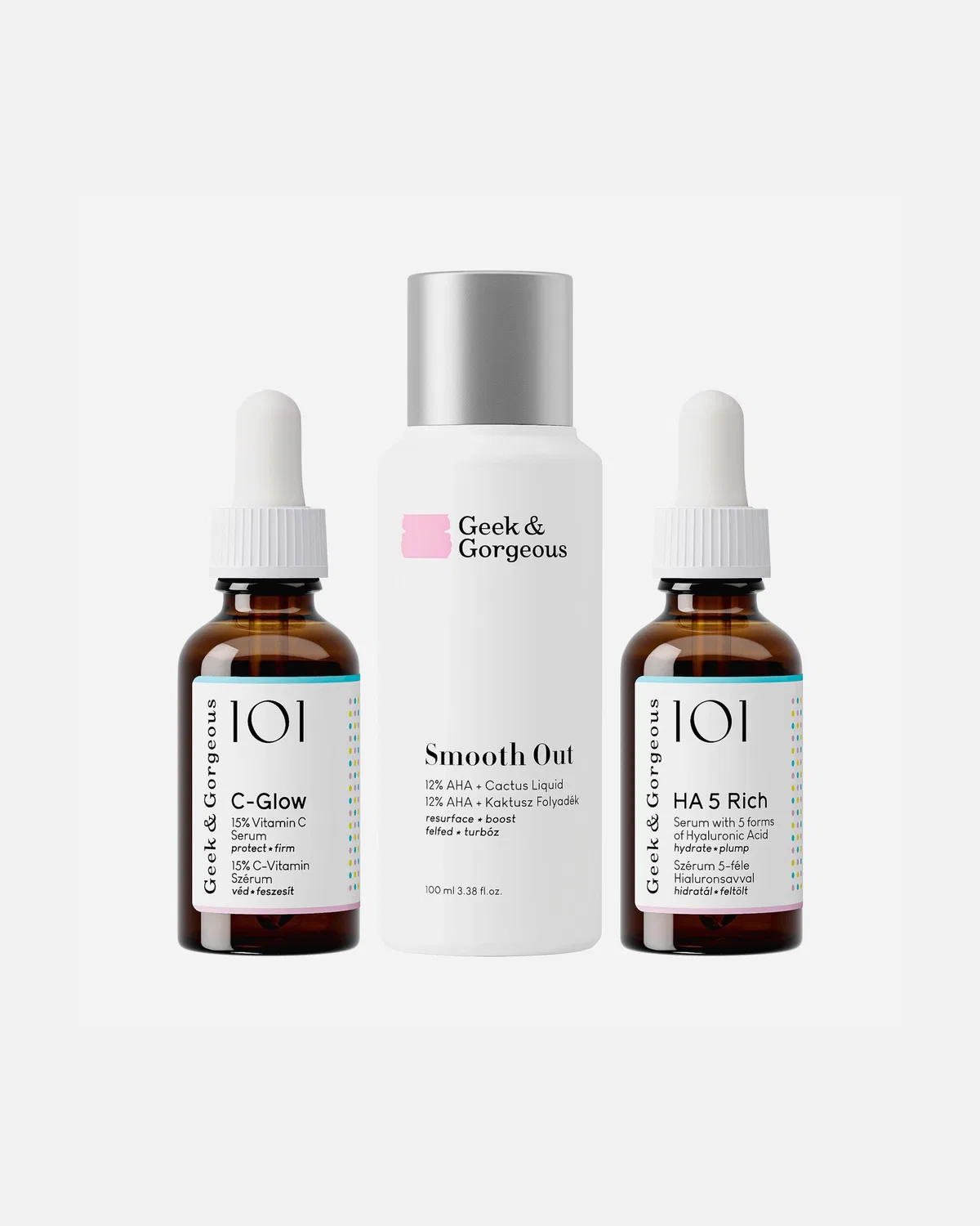 Набор для ухода за лицом Let's Glow Kit Geek & Gorgeous