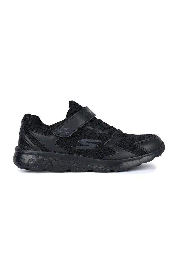 Детские кроссовки для девочек текстильные Go run 400 intrepid unisex children's shoes 998204l-bbk Skechers, Black