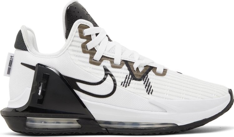 

Кроссовки Nike LeBron Witness 6 TB 'White Black', белый, Белый;серый, Кроссовки Nike LeBron Witness 6 TB 'White Black', белый