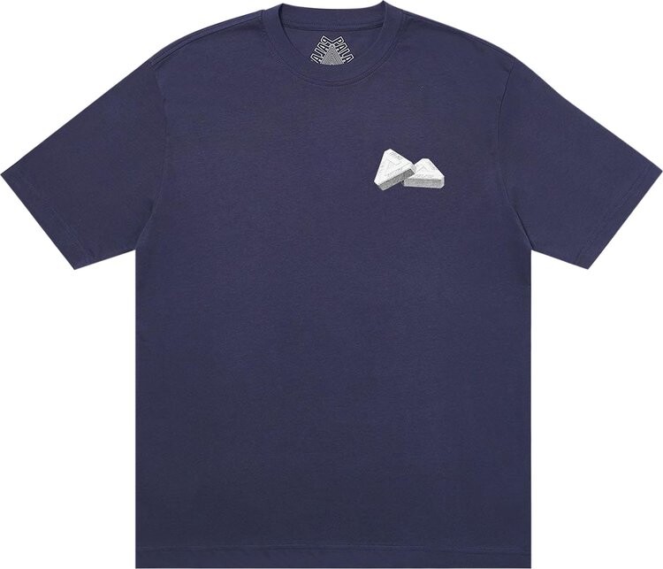 

Футболка Palace Tri-Gaine T-Shirt 'Navy', синий