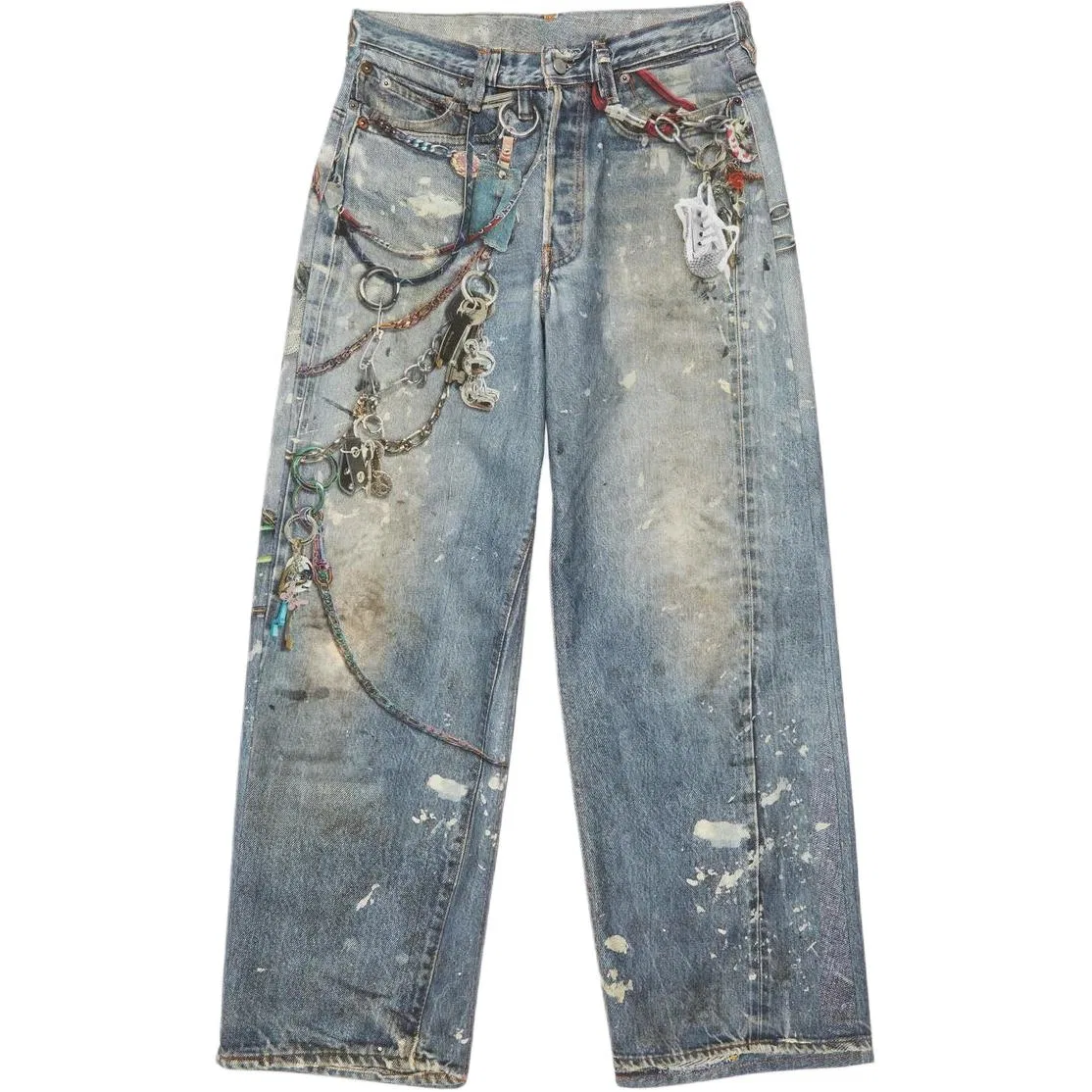 Джинсы свободного кроя, Wide Leg, Acne Studios, Medium Blue