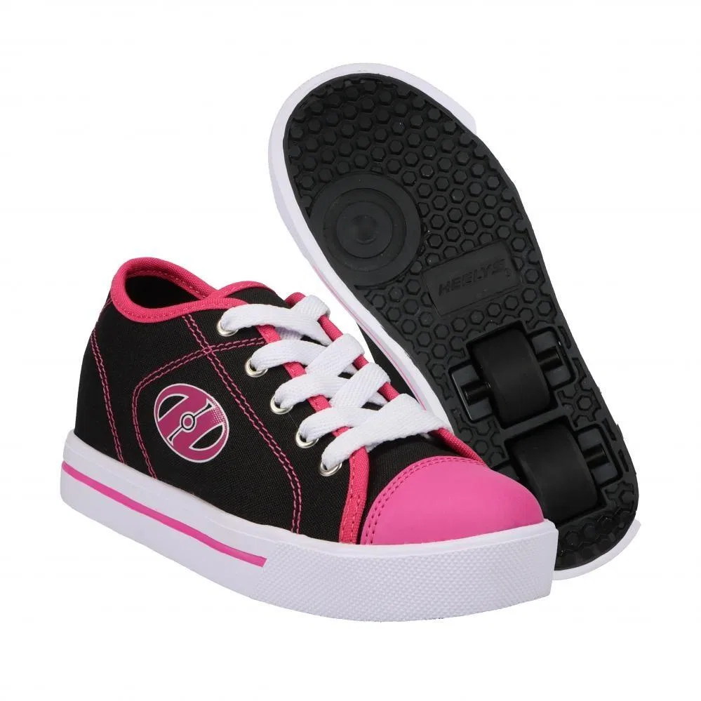 Детские кроссовки на колесиках X2 Classic Heelys, Goldrosa Weiss Rosa — фото 2