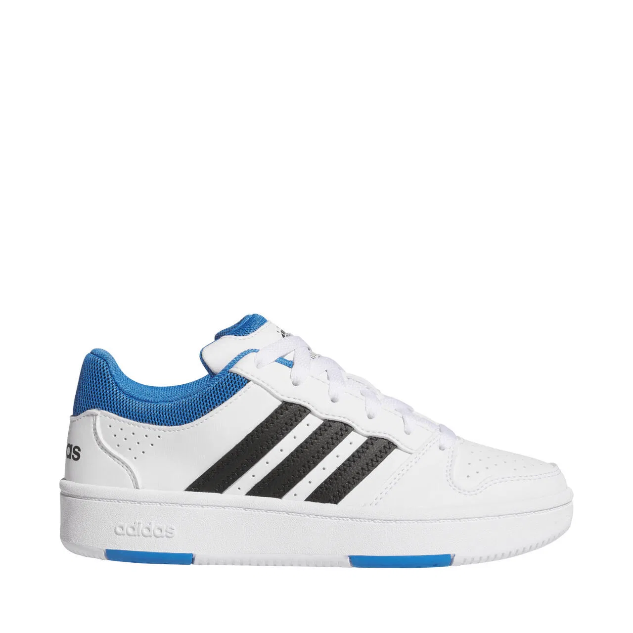 Детские кроссовки с закрытым носком adidas Hoops Classic, Цвет Weiss Schwarz Blau
