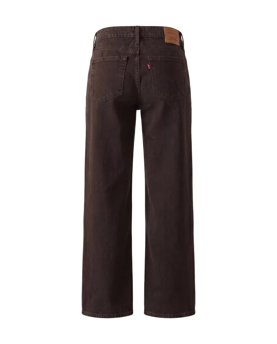 Джинсы LEVI'S Regular 'LOW STRAIGHT' темно-коричневого цвета — фото 2