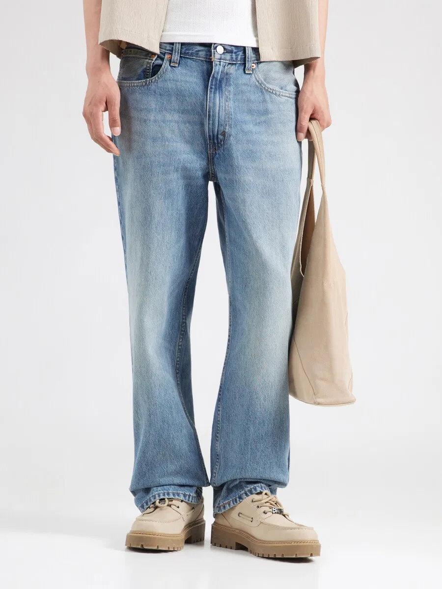 Джинсы LEVI'S свободного кроя '565 97 LOOSE STRAIGHT' синего цвета — фото 2
