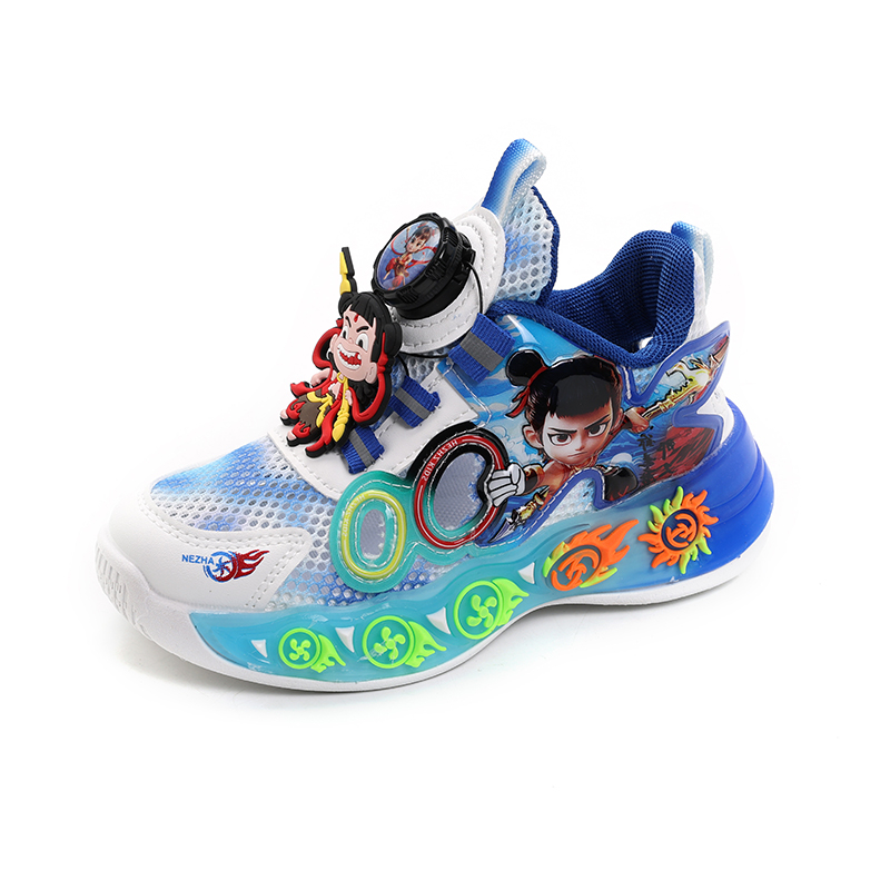 

Дышащие, легкие, амортизирующие, нескользящие низкие детские сандалии для детей SUPEREDGE, синий