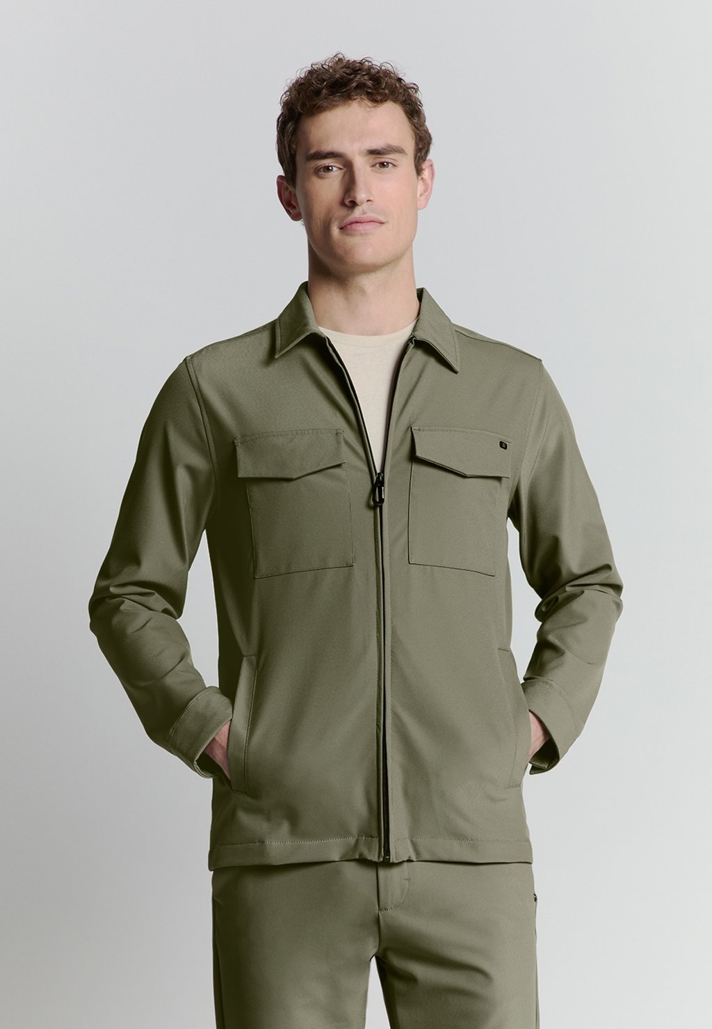 

Летняя куртка FULL ZIPPER SEDOC NO EXCESS, хаки