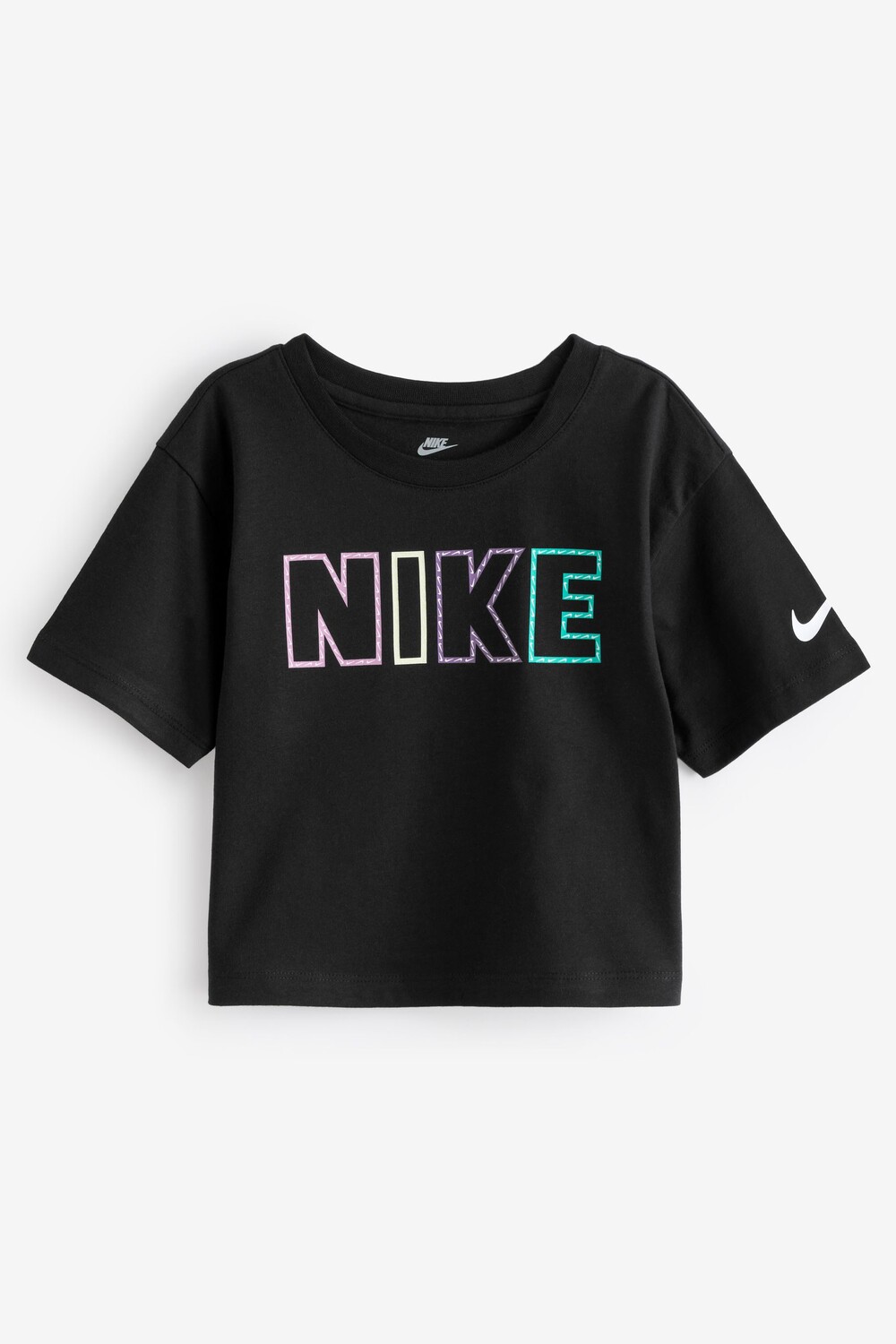 

Футболка для маленьких детей в стиле femme pop Nike, черный