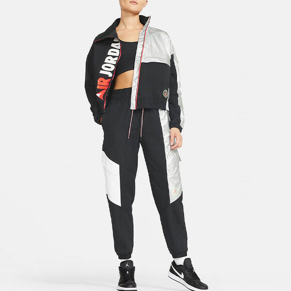 Спортивные штаны (WMNS) Air Jordan Cozy Casual Bundle Feet Sports Pants/Trousers/Joggers Black, черный — фото 4