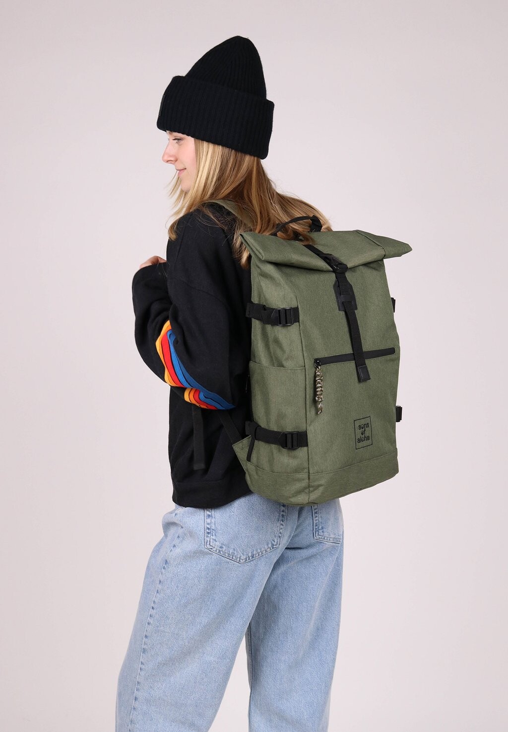 

Рюкзак Rolltop Daypack Xl Kane Sons of Aloha, цвет olive