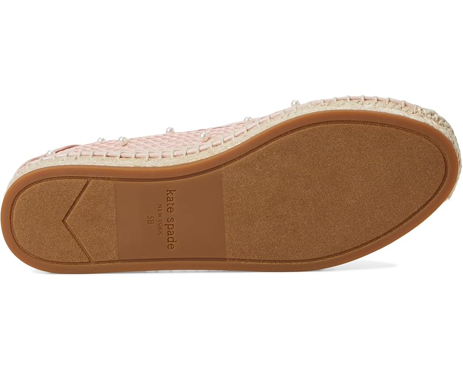 Балетки Kate Spade New York Pearl Fishnet Espadrille Ballet Flat, цвет Mochi Pink — фото 3