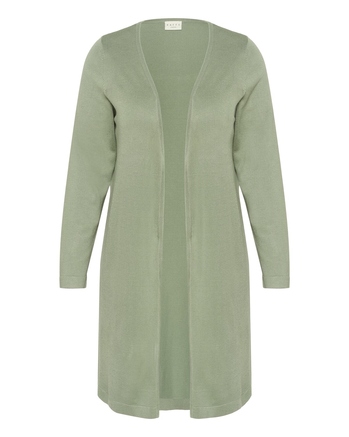 

KAFFE CURVE Кардиган 'KCFarsia' в светло-зеленом цвете