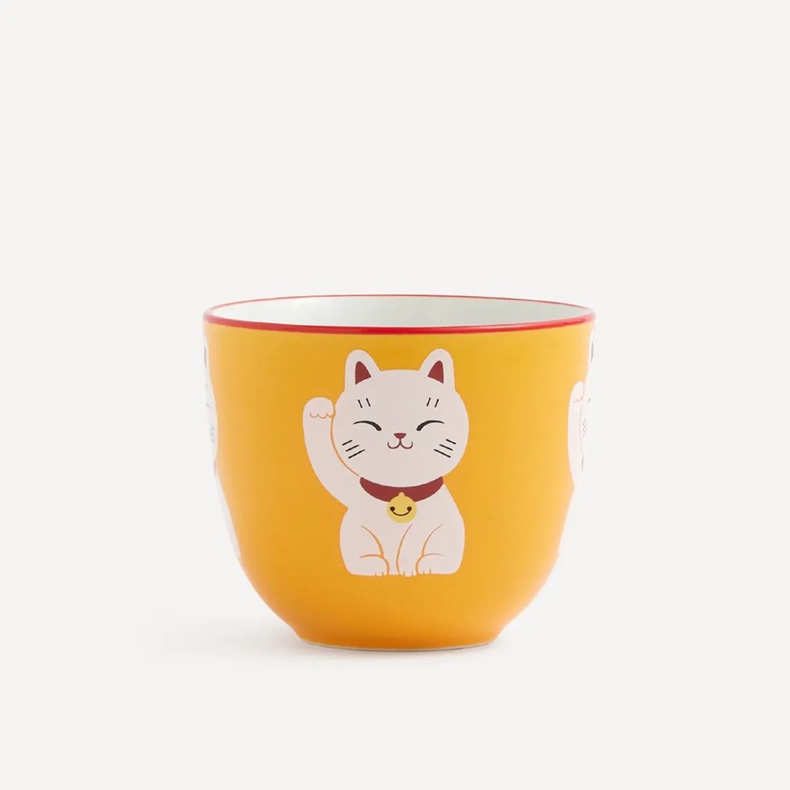 

Керамическое стакан Manekineko Basics El Corte Inglés, желтый