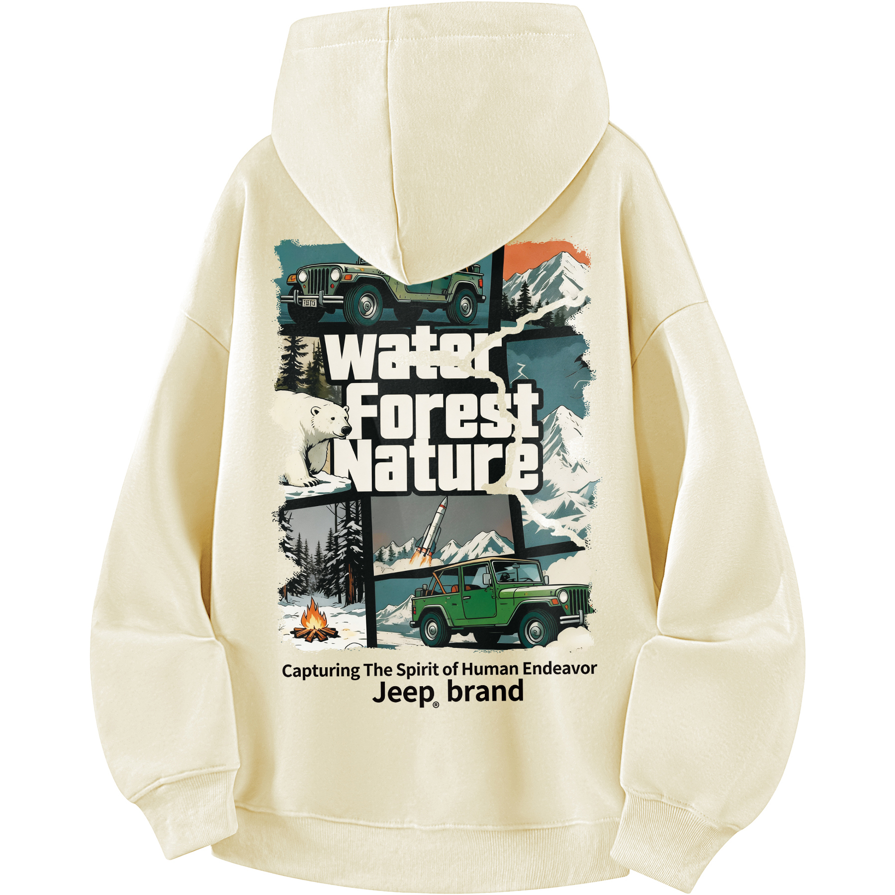 

Свитшот для верховой езды Casual Collection Unisex Jeep, оранжевый (fleece-lined)