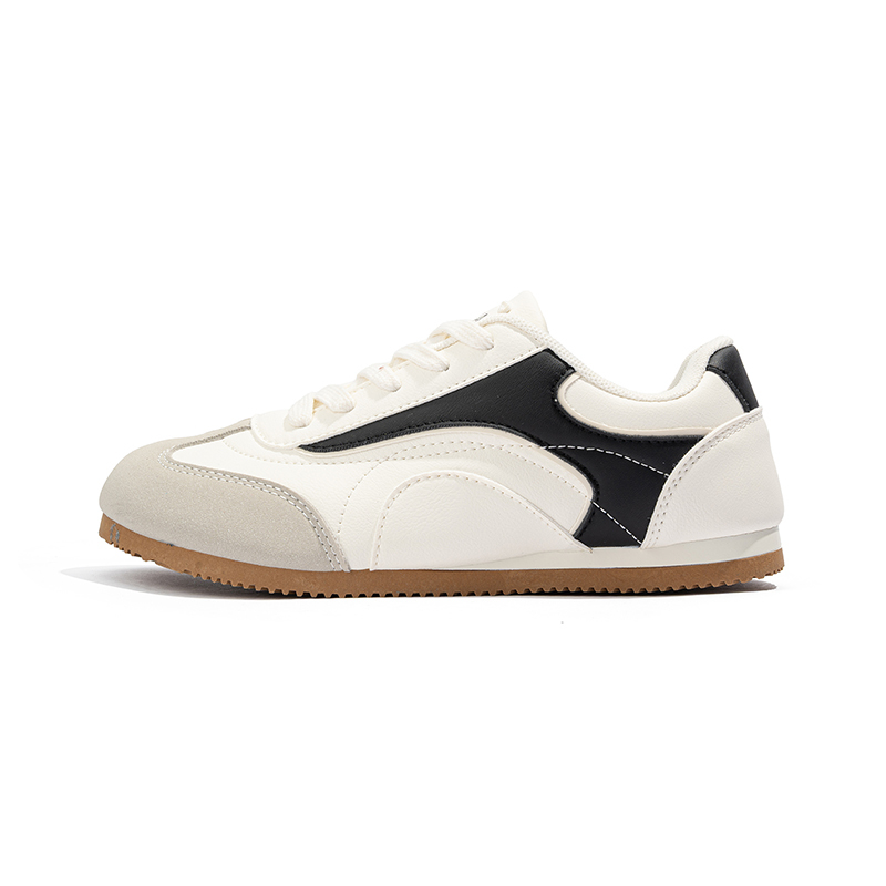 

Babaya Скользоустойчивые легкие амортизирующие низкие детские повседневные ботинки beige black для подростков