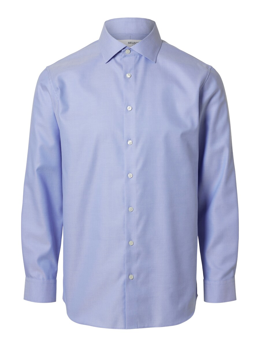 

Рубашка Slim Fit на пуговицах SELECTED SLHLux, синий деним