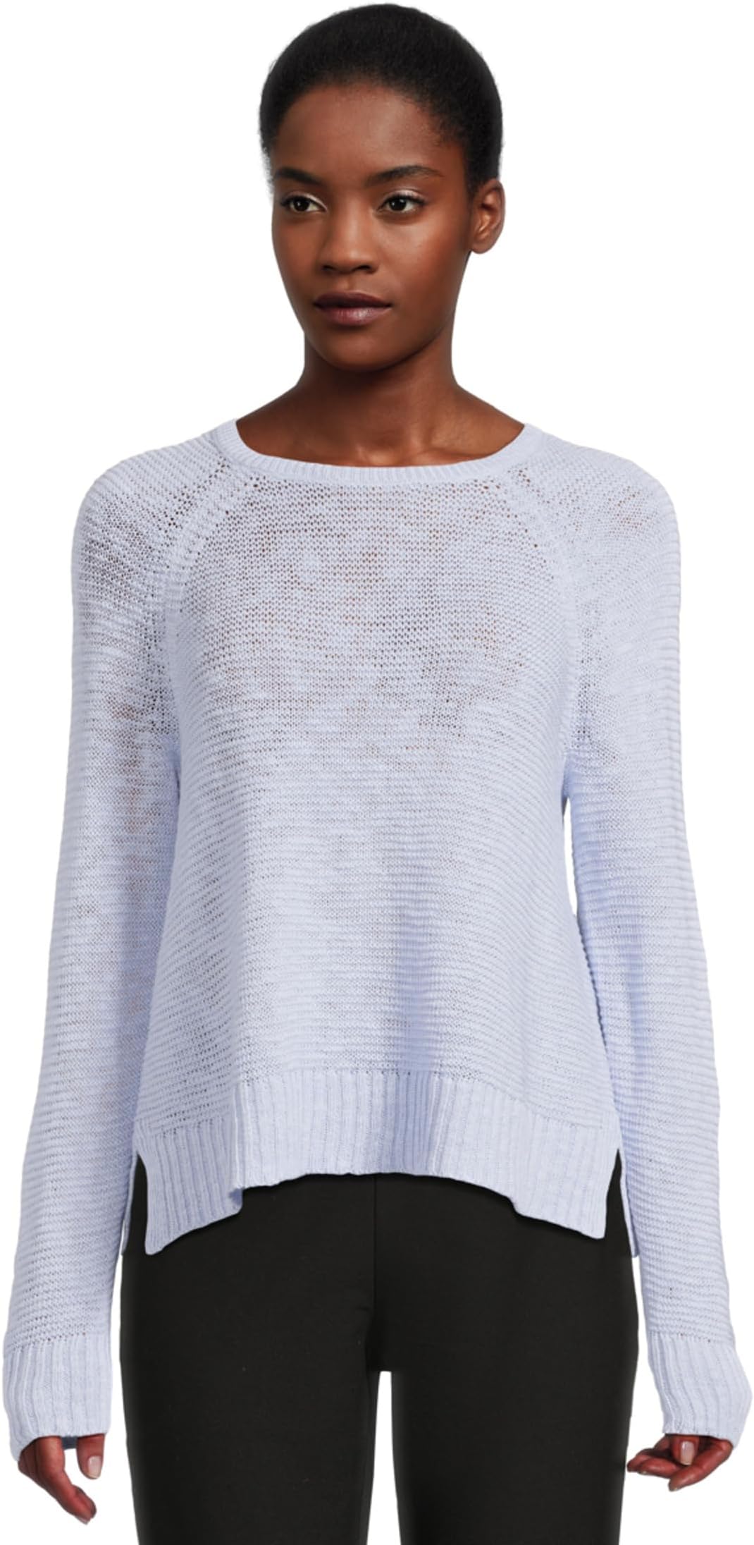 

Футболка Eileen Fisher V-Neck Square Tee, цвет Bellflower