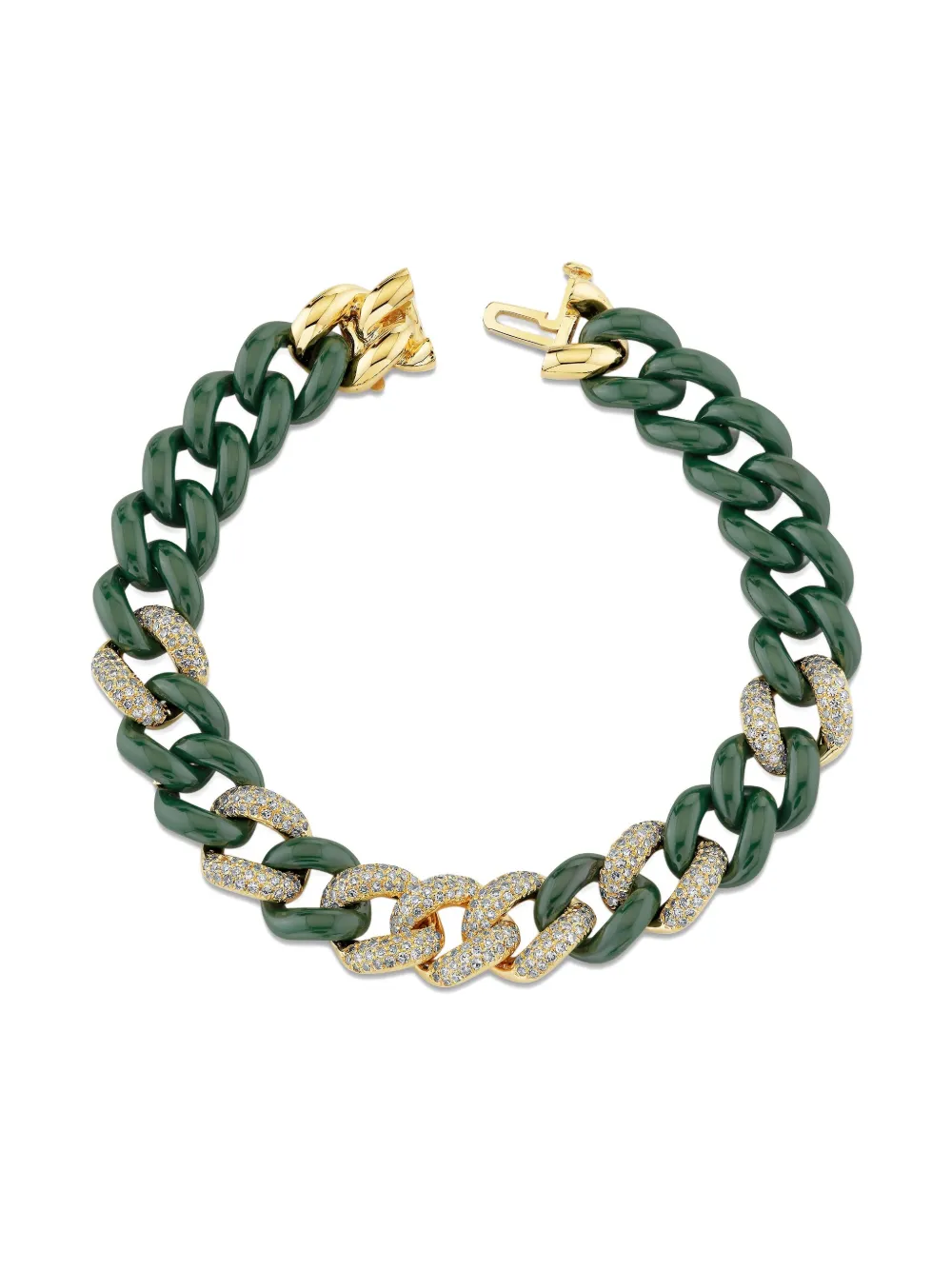 

Браслет Essential Link из желтого золота с бриллиантами Shay, золотистый