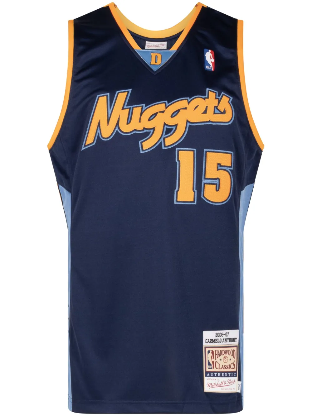 

Топ Fanatics Authentic NBA Denver Nuggets 2006 Carmelo Anthony Mitchell & Ness, синий