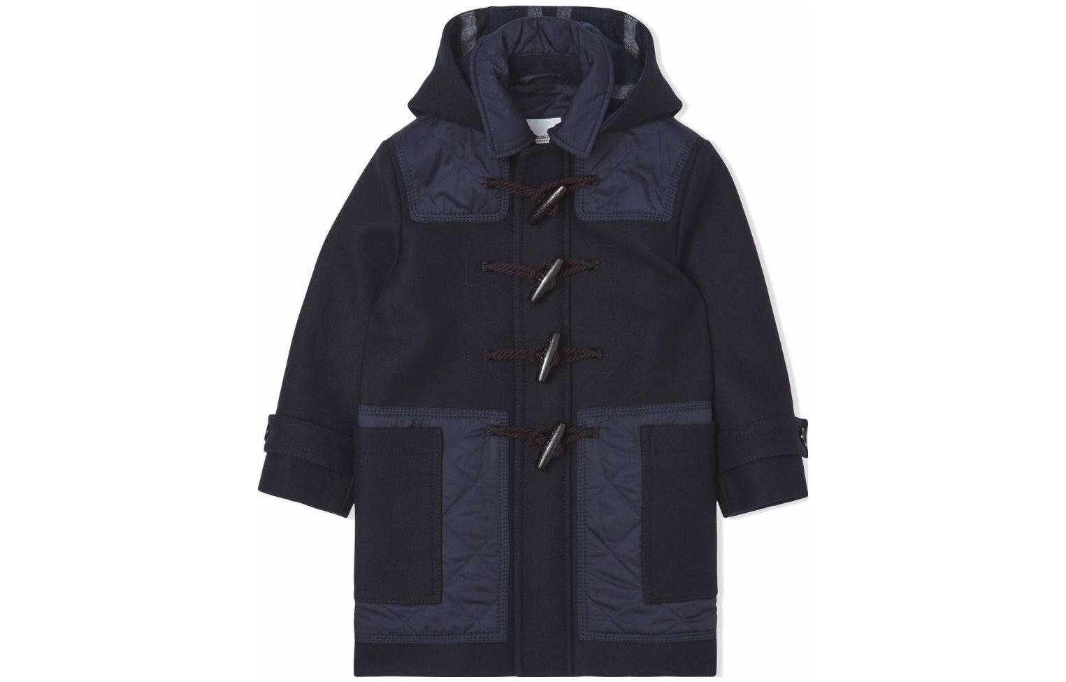 Regular Edition Nylon Coat Весна Осень Зима Kids' Burberry, marine синий — фото 3