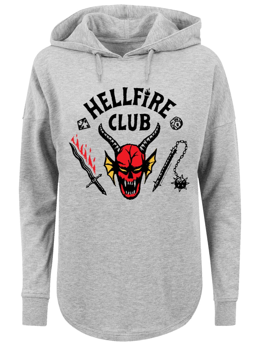 

Толстовка F4NT4STIC Stranger Things Netflix TV Series, mottled grey