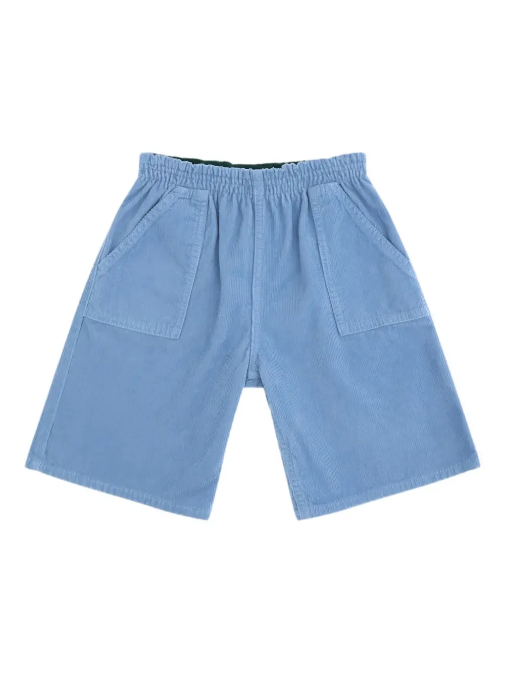 Вельветовые шорты с карманами Gucci Kids, синий