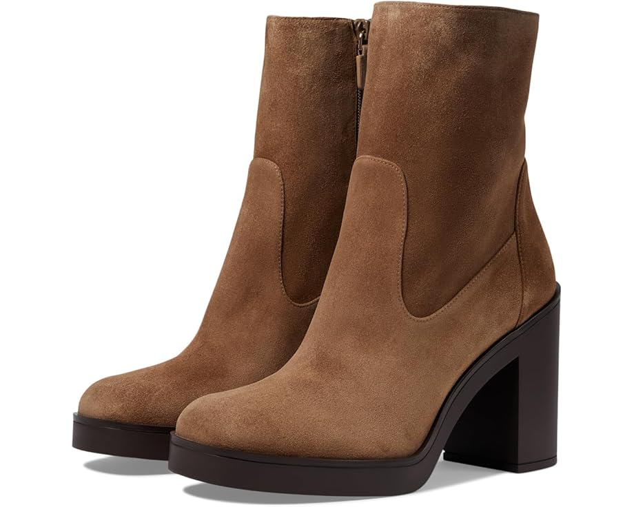 

Ботинки Stuart Weitzman Bethenny 80 Zip Bootie, хаки
