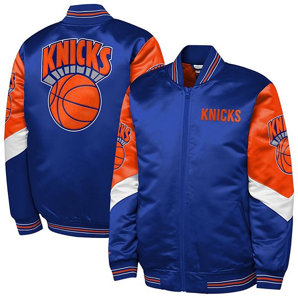 

Толстовка с молнией Youth Royal New York Knicks Throw It Back Mitchell & Ness