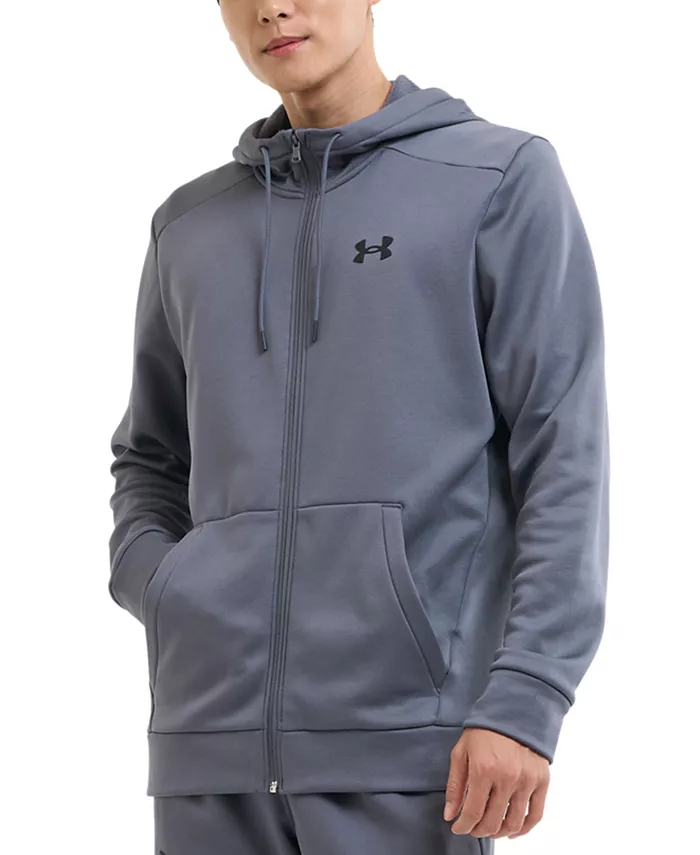 

Мужская толстовка с капюшоном Armour Fleece на молнии Under Armour, синий