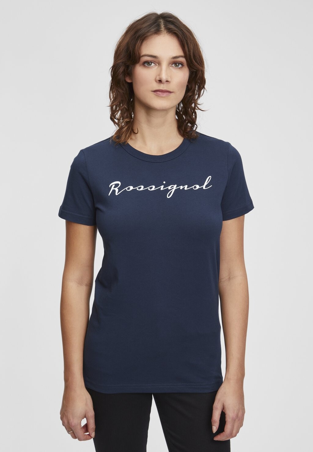 

Футболка с принтом LOGO Rossignol, темно-синий