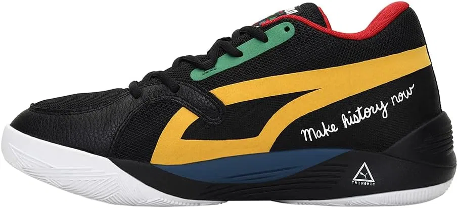 Баскетбольные кроссовки Puma TRC Blaze Court Black Fives унисекс — фото 2