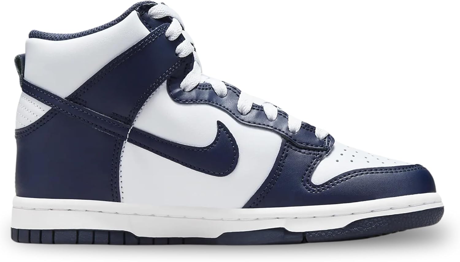 Детские кроссовки Nike Dunk High (Gs) унисекс, белый — фото 2