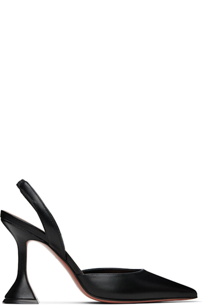 Черные туфли Holli Sling 95 Amina Muaddi