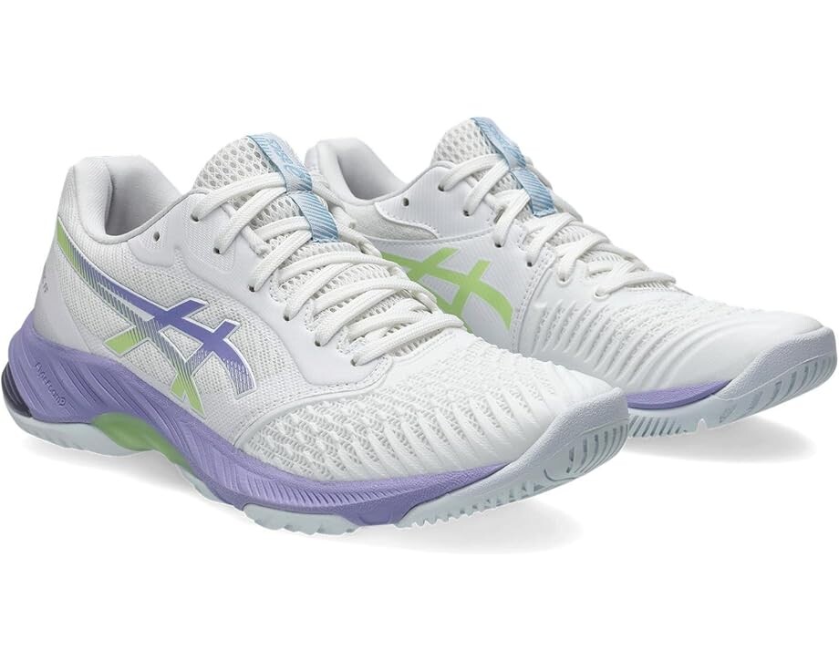 

Кроссовки ASICS Netburner Ballistic FF 3 Volleyball Shoe, цвет White/Vapor