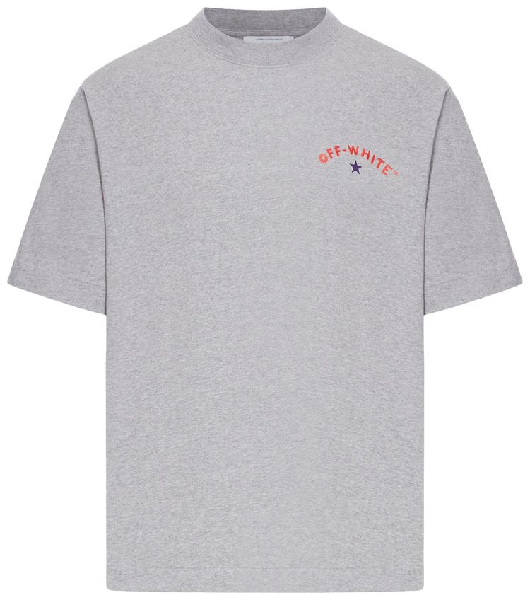 

Футболка Off-White Star Arrow Skate Short-Sleeve Tee 'Grey Melange', серый