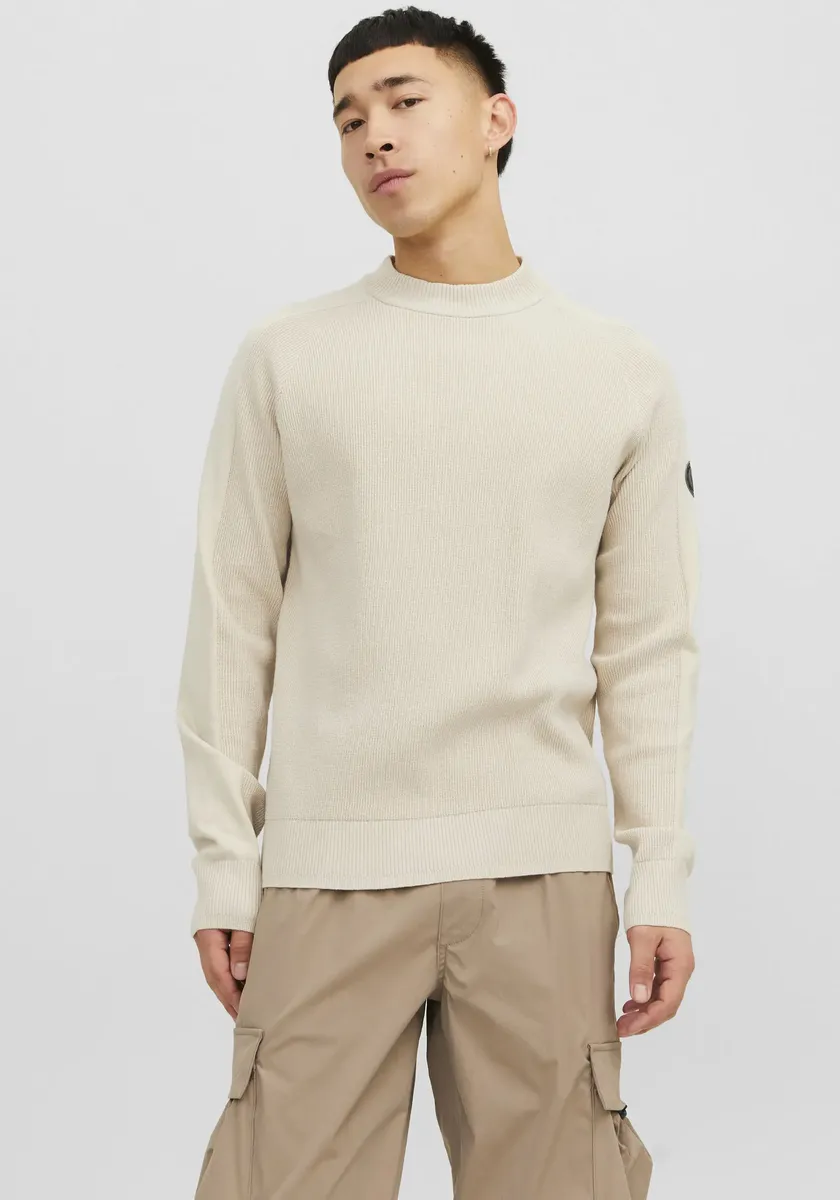 

Свитер с воротником стойкой Jack & Jones "JCOFILO KNIT MOCK NECK SN", цвет Moonbeam