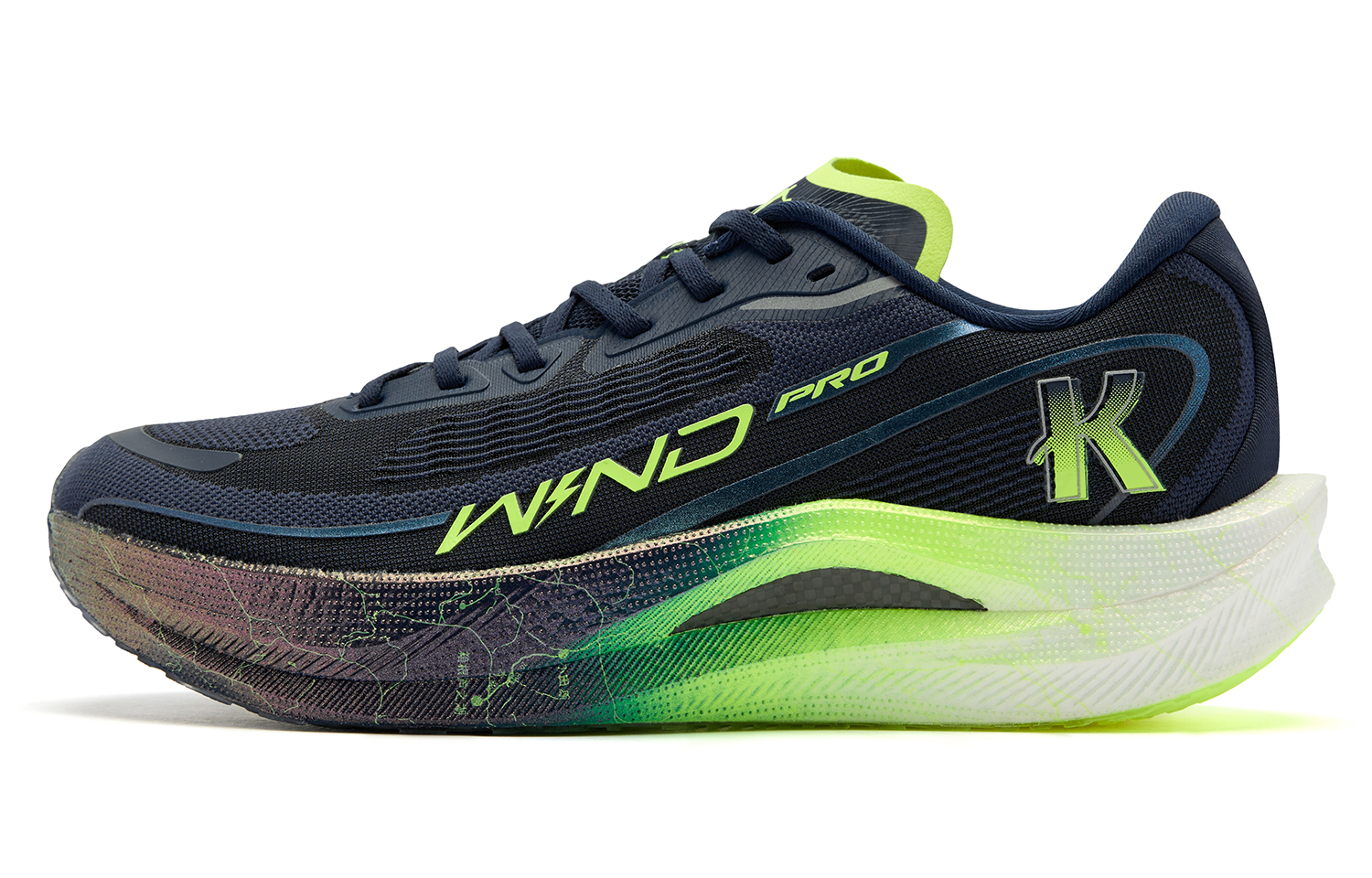 

QIAODAN Кроссовки для бега Strong Winds 2.0 PRO мужские низкие Cirrus Blue Jordan White