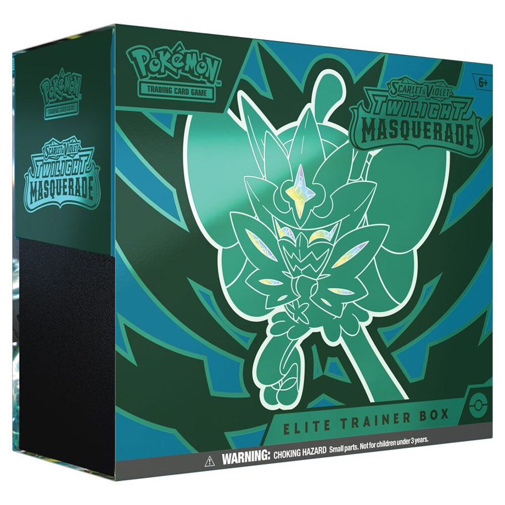 

Карточная игра The Pokemon Company Int'l Pokemon TCG: Scarlet & Violet: Twilight Masquerade - Elite Trainer Box