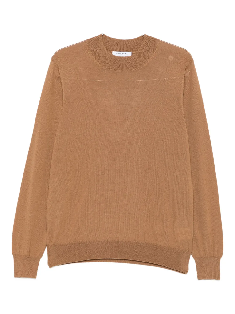 

Свитер с круглым вырезом Gran Sasso, коричневый