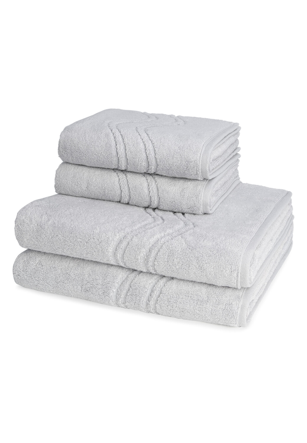 

Полотенце для ванной Ross 2 X 2 X Duschtuch im Set Cashmere feeling, цвет Chrom