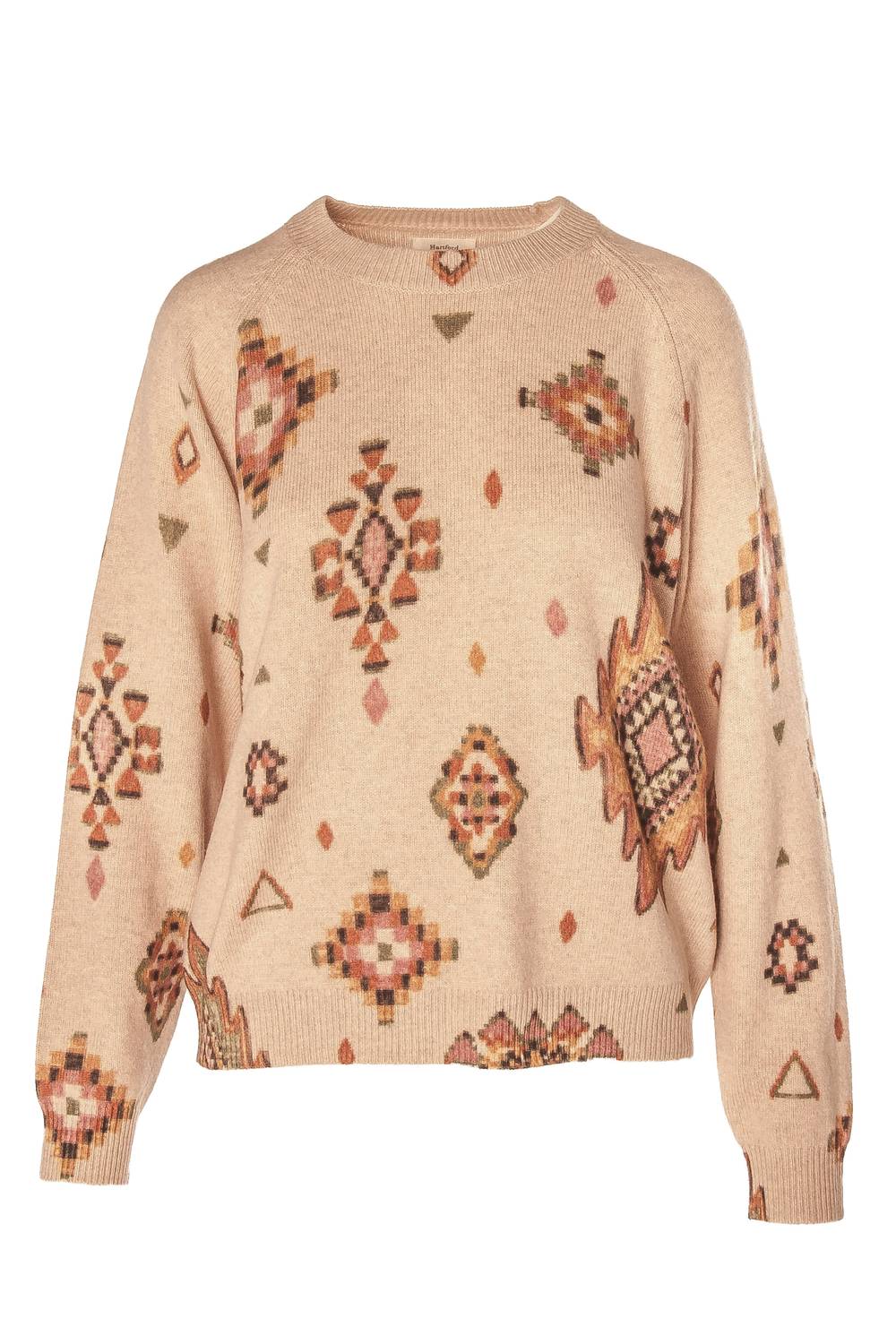 

Женский вязаный свитер, Mahalla In Camel Hartford