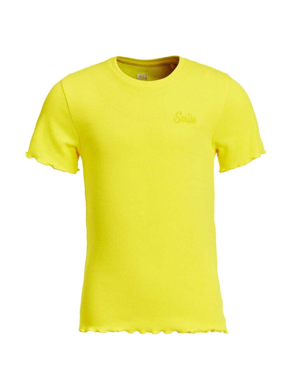 

Футболка We Fashion с оборками, желтый