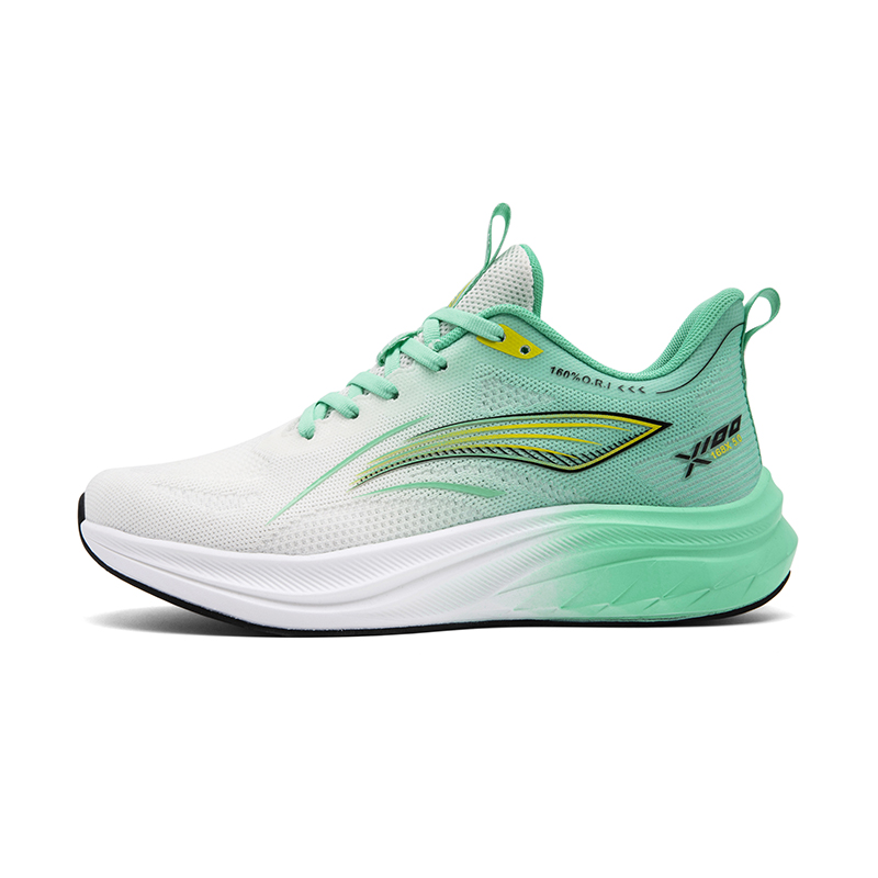 

Амортизирующие, дышащие, легкие, низкие кроссовки Rebound для мужчин Kuding, White Green